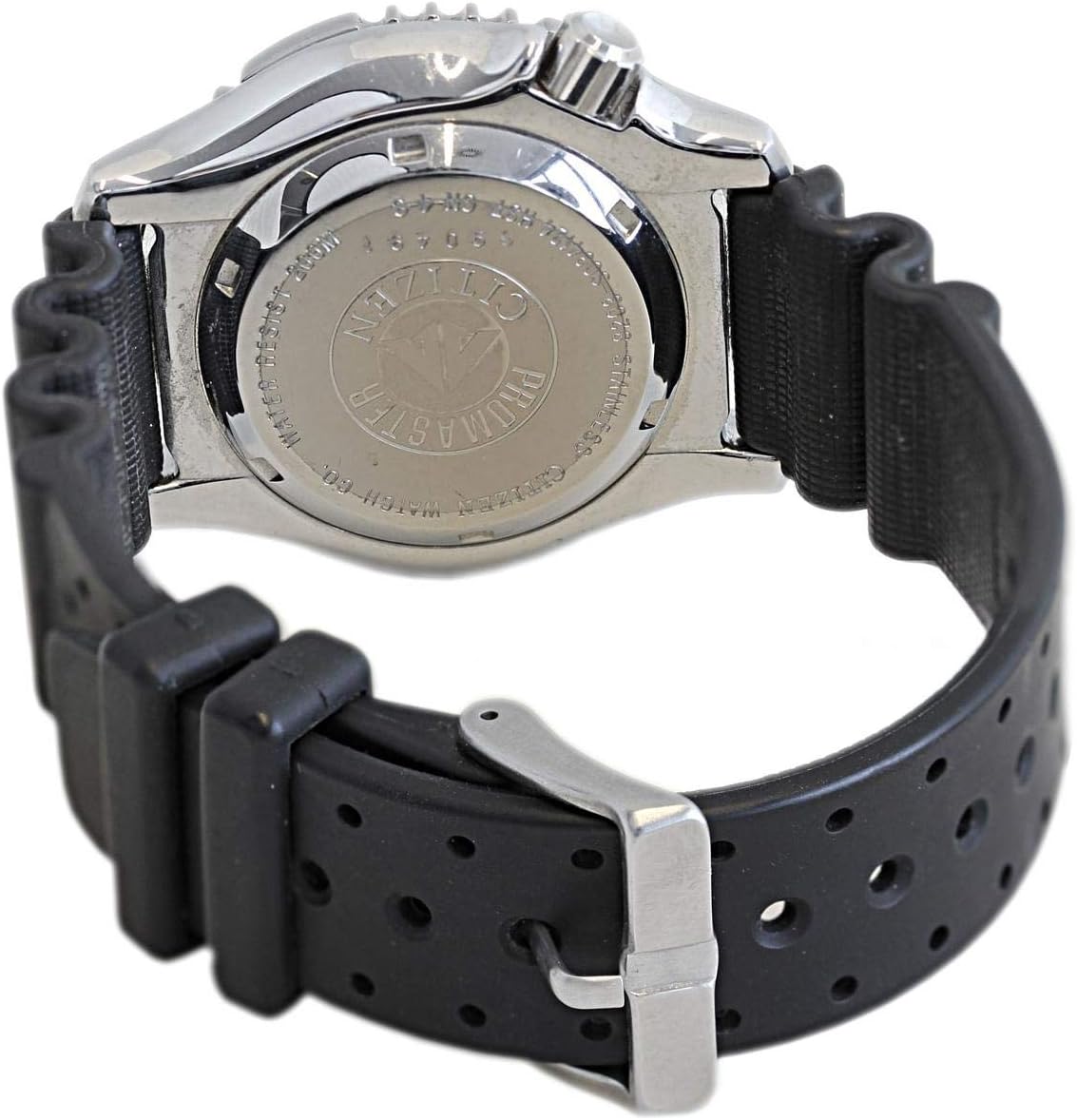 Montre Citizen pour Homme Analogique Automatique avec Un Bracelet en Caoutchouc Promaster Marine Noir/Argent