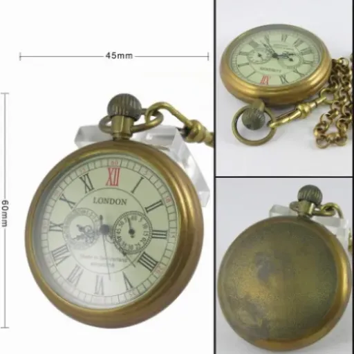 Test VIGOROSO Montre de Poche Vintage : la mécanique old school à prix raisonnable